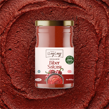 Organik Biber Salçası (610gr x2)