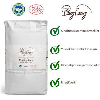Organik Buğday Unu (1 kg)