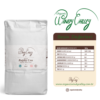 Organik Buğday Unu (2 kg) Yerli ürün  