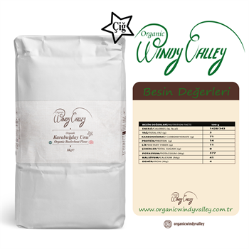 Organik Çiğ Karabuğday Unu (1 Kg)