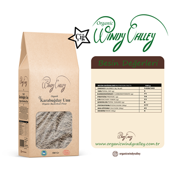 Organik Çiğ Karabuğday Unu (500 gr)