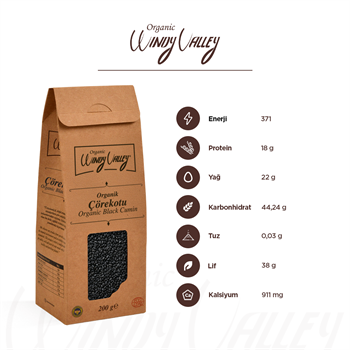 Organik Çörek Otu (200 gr) 