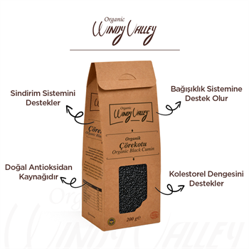 Organik Çörek Otu (200 gr) 