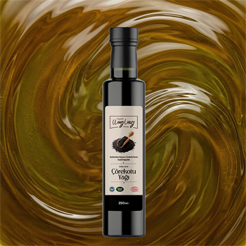 Organik Çörekotu Yağı (250 ml) Soğuk sıkım   
