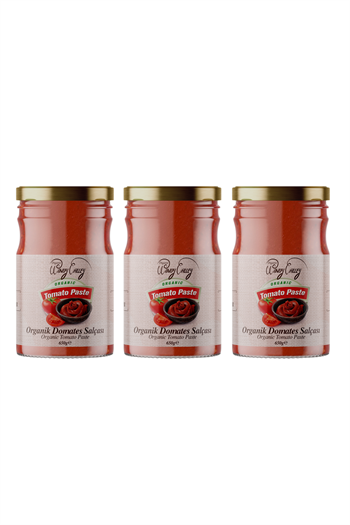 Organik Domates Salçası (650gr x3)
