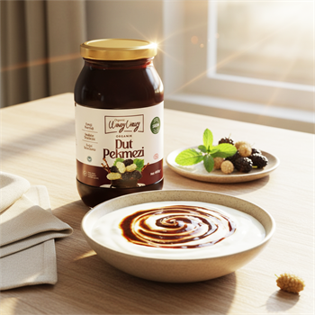 Organik Dut Pekmezi (460gr) Soğuk Sıkım, Şeker ilavesiz  