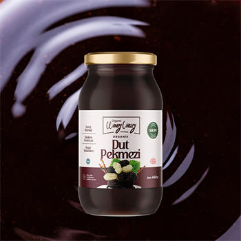 Organik Dut Pekmezi (460gr) Soğuk Sıkım, Şeker ilavesiz  