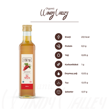 Organik Elma (500 ml) -  Alıç Sirkesi (500 ml)  Doğal Fermente 