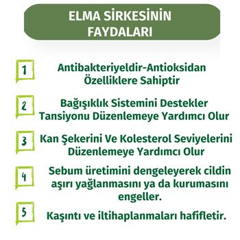 Organik Elma (500 ml) -  Alıç Sirkesi (500 ml)  Doğal Fermente 