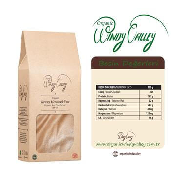 Organik Kırmızı Mercimek Unu  (500 gr)   Glutensiz, Yerli ürün 