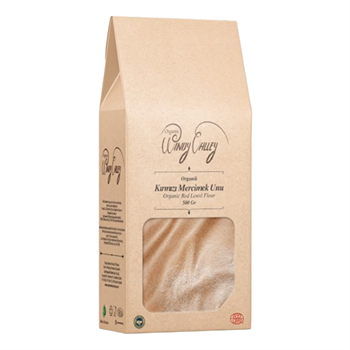 Organik Kırmızı Mercimek Unu  (500 gr)   Glutensiz, Yerli ürün 