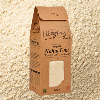 Organik Glutensiz Nohut Unu  (500 gr)  Yerli ürün 