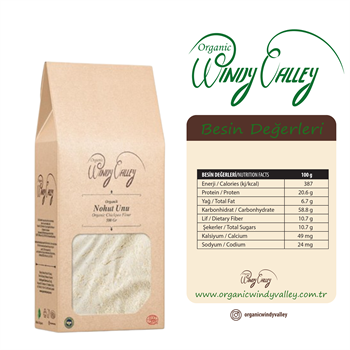 Organik Glutensiz Nohut Unu  (500 gr)  Yerli ürün 