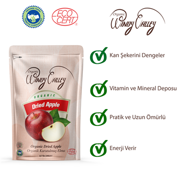 Organik   Elma Cipsi (20 gr) 