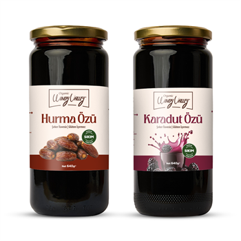 Organik Hurma Özü & Karadut Özü Seti