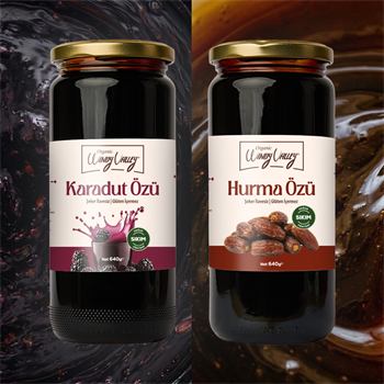 Organik Hurma Özü & Karadut Özü Seti