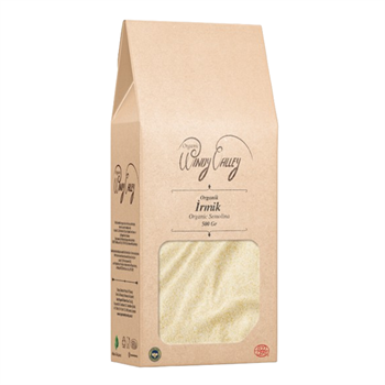 Organik İrmik (ince öğütülmüş ) (500 gr)  