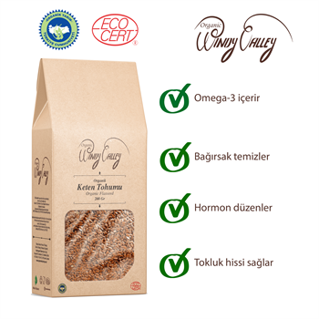 Organik Keten Tohumu (200 gr) 