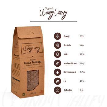 Organik Keten Tohumu (200 gr) 