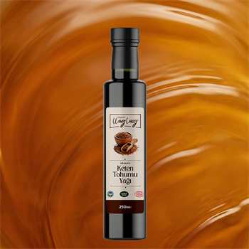 Organik Keten Tohumu Yağı  (250ml)  Soğuk Sıkım