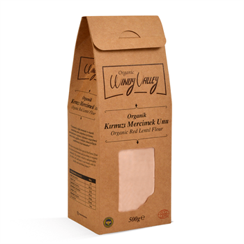Organik Kırmızı Mercimek Unu  (500 gr)   Glutensiz, Yerli ürün 