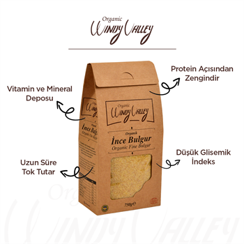 Organik Köftelik İnce Bulgur (750 gr) 