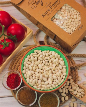 Organik Kuru Fasulye  (750  gr) Yerli ürün