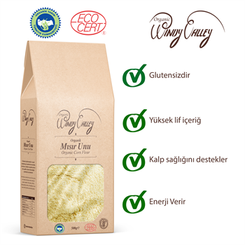 Organik Mısır Unu (1 Kg) Yerli ürün