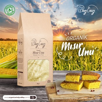 Organik Mısır Unu (500 gr) Yerli ürün