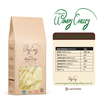 Organik Mısır Unu (500 gr) Yerli ürün