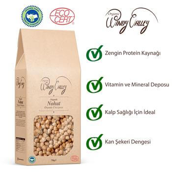 Organik Nohut (750 gr) Yerli ürün 