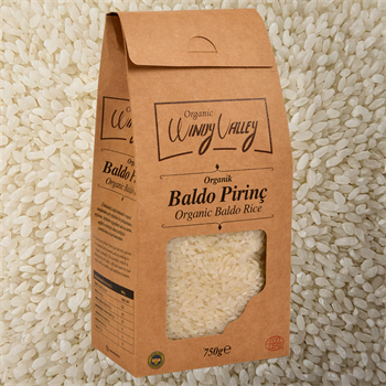 Organik Pilavlık Baldo Pirinç (750 gr) Yerli ürün 