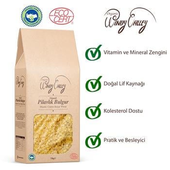 Organik Pilavlık Bulgur  (750 gr) Yerli ürün 