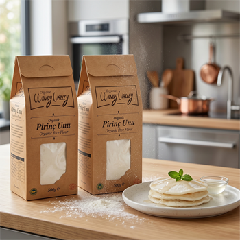 Organik Pirinç Unu  (1 Kg)  Yerli ürün
