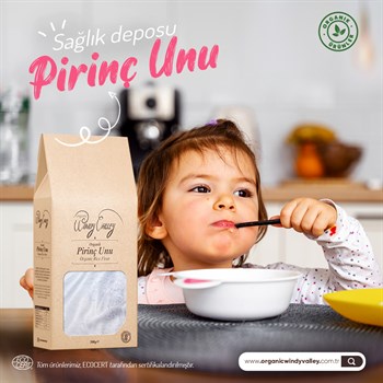 Organik Pirinç Unu (500 gr)  Yerli ürün