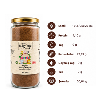 Organik  Puding Karışımı   (300 gr)   