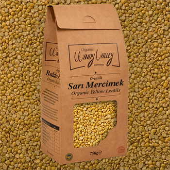 Organik Sarı Mercimek 750 gr