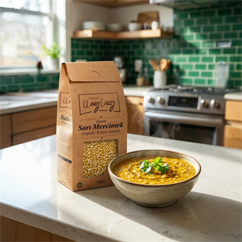 Organik Sarı Mercimek 750 gr