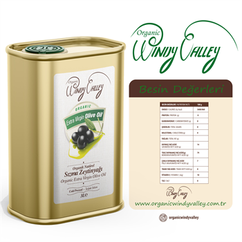 Organik Sızma Zeytinyağı Soğuk sıkım (3 Litre) Yüksek Polifenol 