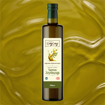 Organik Sızma Zeytinyağı Soğuk sıkım (750 ml) Yüksek Polifenol