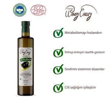 Organik Sızma Zeytinyağı Soğuk sıkım (750 ml) Yüksek Polifenol