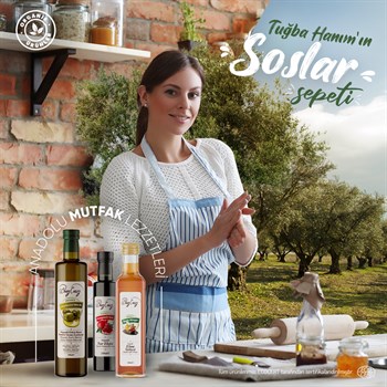 Organik Soslar Seti;  Soğuk sıkım zeytinyağı (750ml) - Elma Sirkesi (500 ml) - Nar Ekşisi (350 gr) 