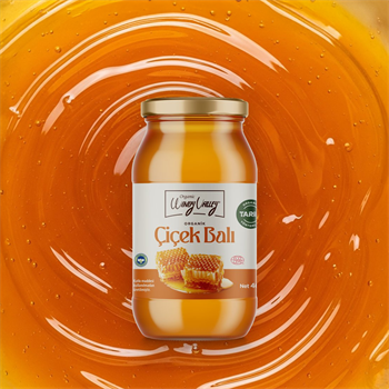 Organik Süzme Çiçek Balı (460 gr) 