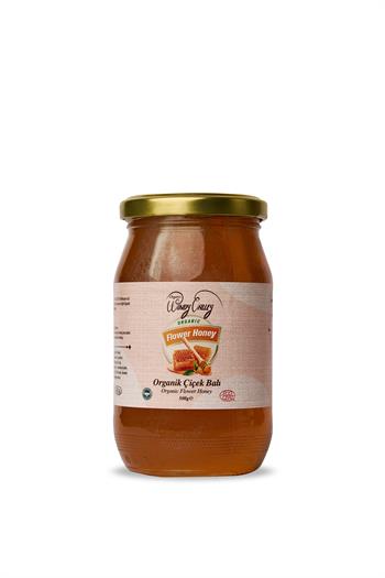 Organik Süzme Çiçek Balı (500 gr) 