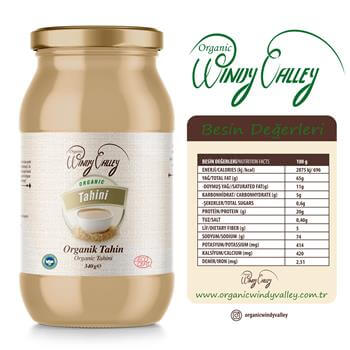 Organik Tahin (300 gr)  Yerli susam, Gluten içermez, İlave yağ içermez  