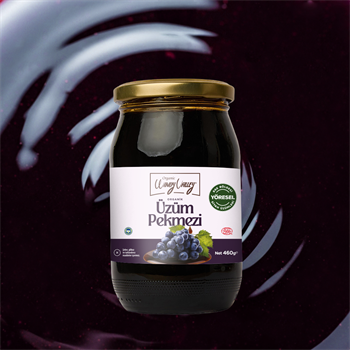 Organik Üzüm Pekmezi   (460gr) Soğuk Sıkım Şeker ilavesiz