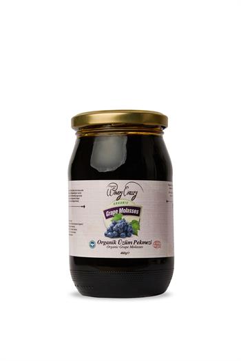 Organik Üzüm Pekmezi   (460gr) Soğuk Sıkım Şeker ilavesiz