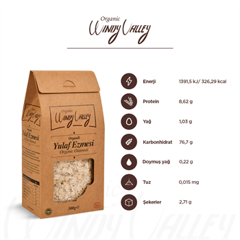 Organik Yulaf Ezmesi (500 gr)    