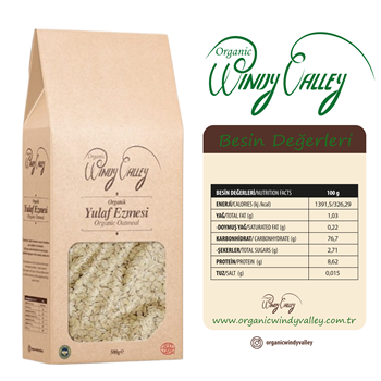 Organik Yulaf Ezmesi (500 gr)    