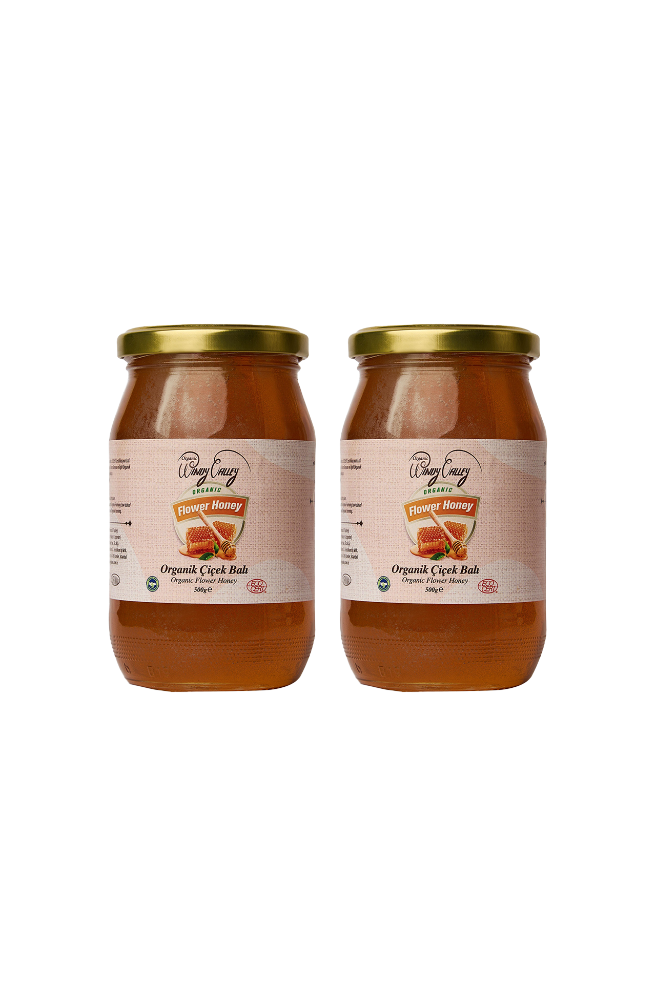 . Organik Süzme Çiçek Balı (500gr x2)